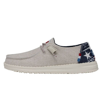 Hey Dude Wendy Texas Canvas Off White