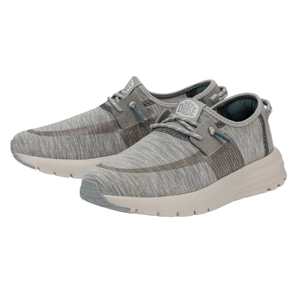 Hey Dude Women's Sirocco Dual Knit Grey McGregor General Store