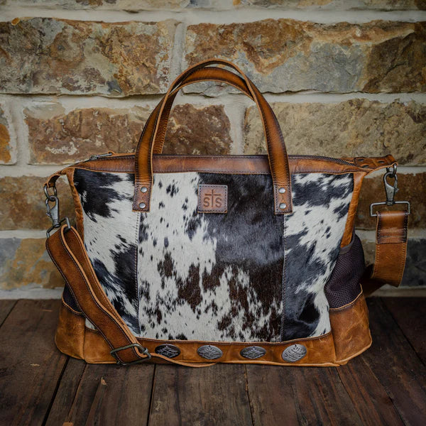 STS Ranchwear Serengeti Amelia Leather Multi-Bag – Hair-on-Hide With Leopard Print