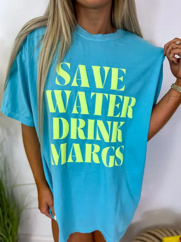 B&CO Save Water Drink Margs Tee