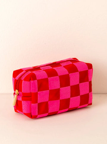 Shiraleah Checker Pattern Pouch