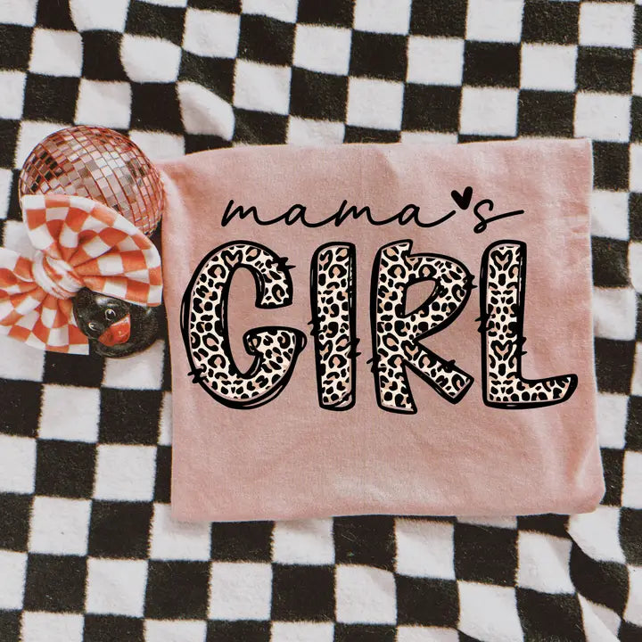Mamas Girl Leopard Tee