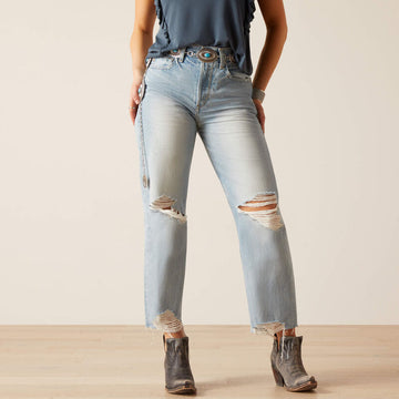 Ariat Ultra High Rise Tomboy Straight Mykonos