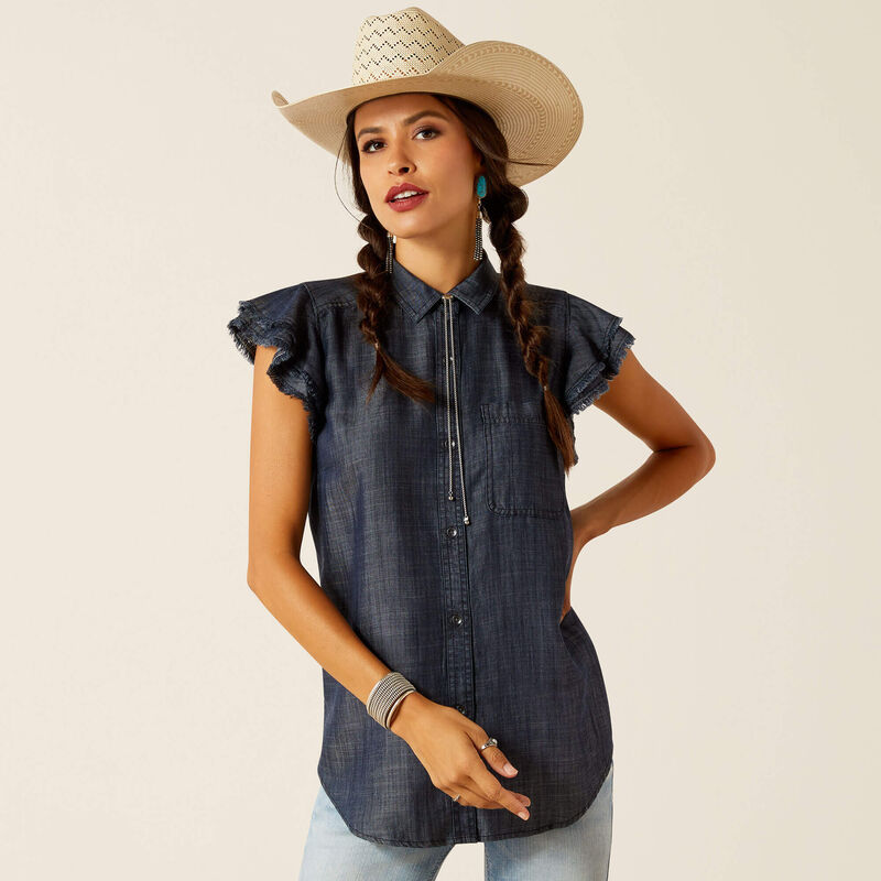 Ariat Carriage SS Top Indigo