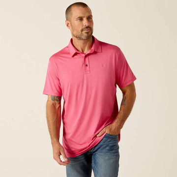Ariat Anthony Charger Polo Pink Pulse
