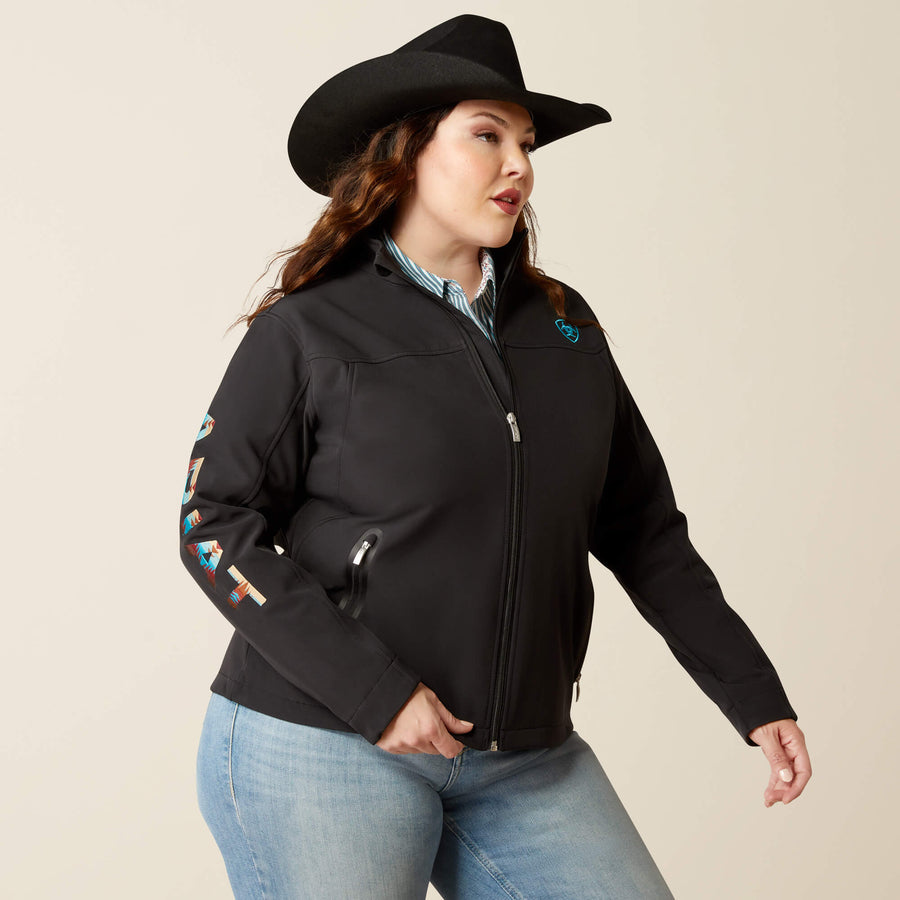 Ariat Women's Team Softshell Black/Serrano