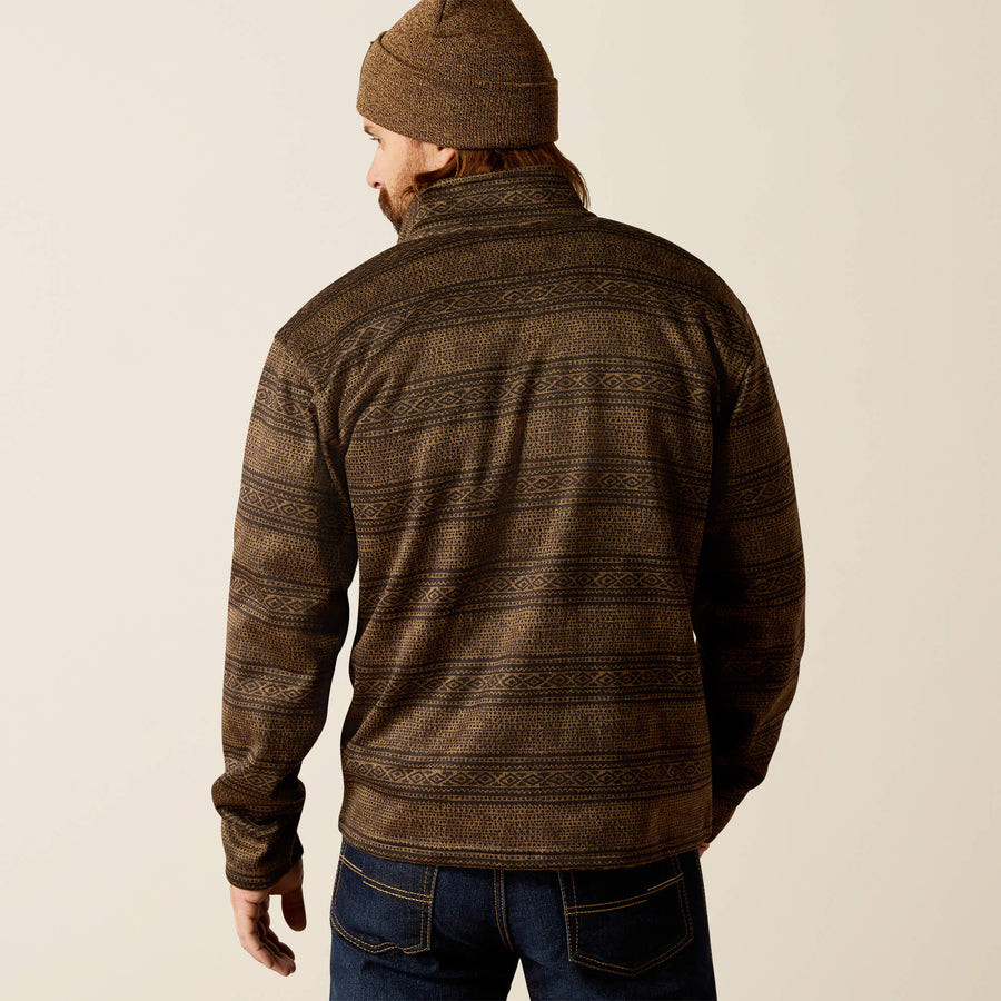 Ariat Men's Wesley Sweater Brown Southwest Serape