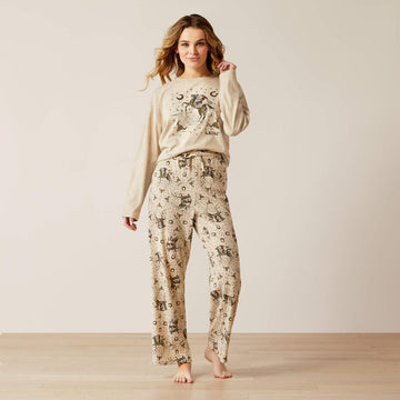 Ariat Cowgirl Print Pajama Set