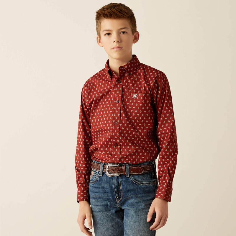 Ariat Boy's Pax Classic L/S Fit Shirt