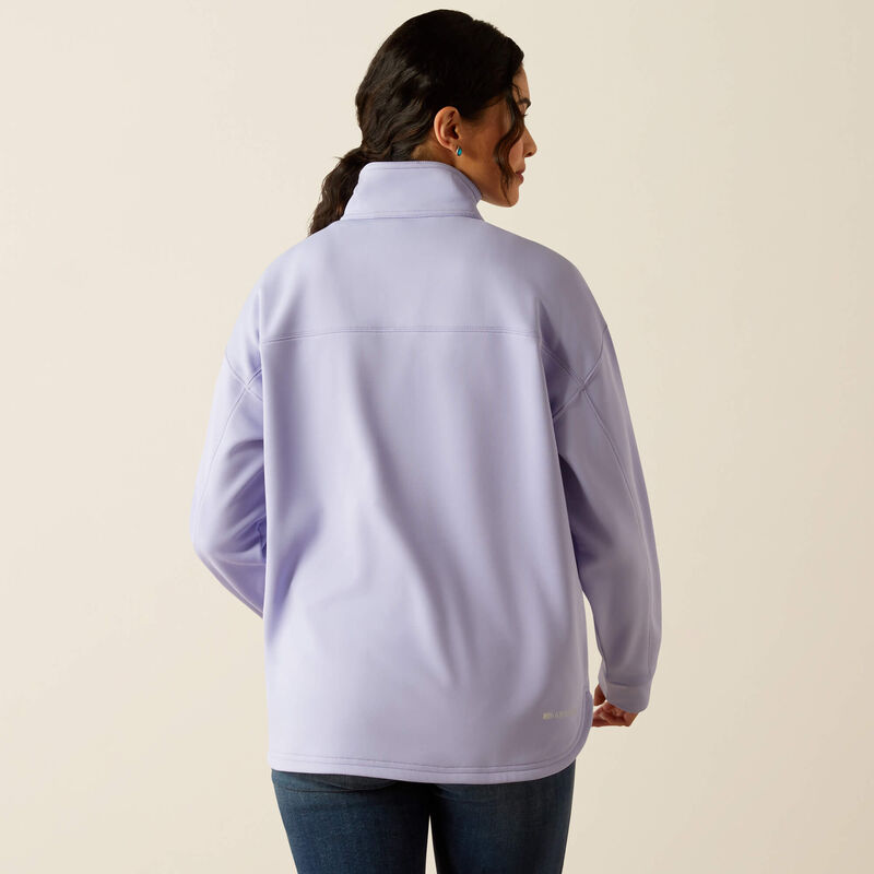 Ariat Breeze Sweet Lavender Logo 1/2 Zip Sweatshirt