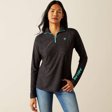 Ariat Women's Laguna Black 1/4 Zip