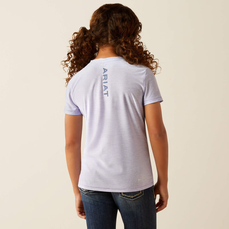 Ariat Girls Sweet Lavender Tee