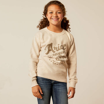 Ariat Girls Original Oatmeal Heather Sweatshirt