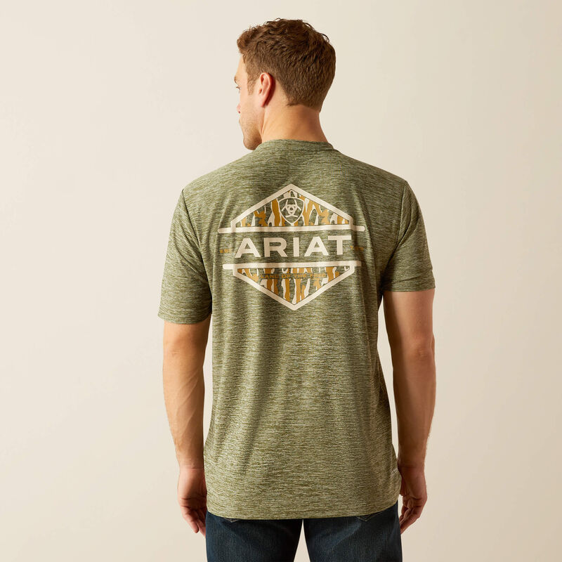 Ariat Men's Bark Camo Charger Tee