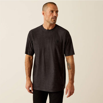 Ariat Men's Black Vertical Gradient Charger Tee