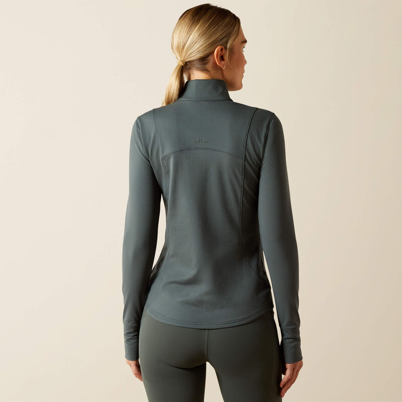 Ariat Wmns Gridwork 1/4 Zip Urban Chic