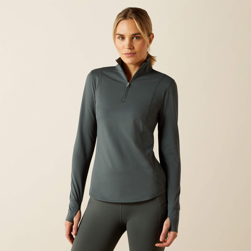 Ariat Wmns Gridwork 1/4 Zip Urban Chic