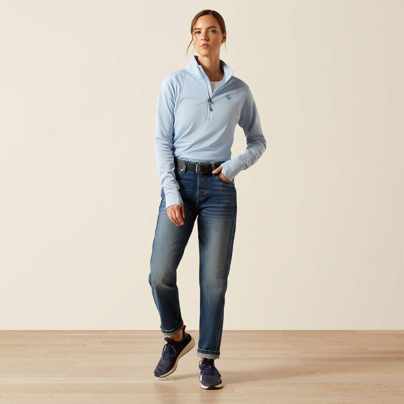 Ariat Women's Team EQ 1/2 Zip Pullover Skyway