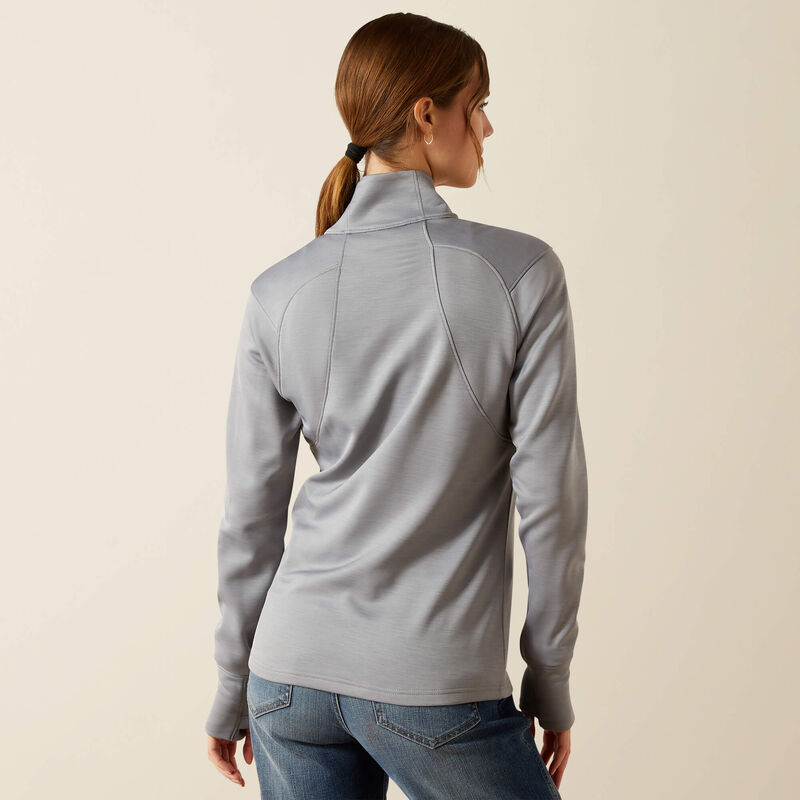 Ariat Team EQ 1/4 Zip Alloy Heather