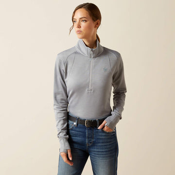 Ariat Team EQ 1/4 Zip Alloy Heather