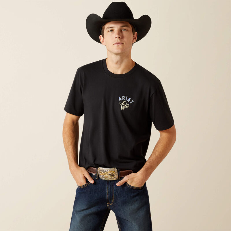Ariat Men's Stitched Skull Tee