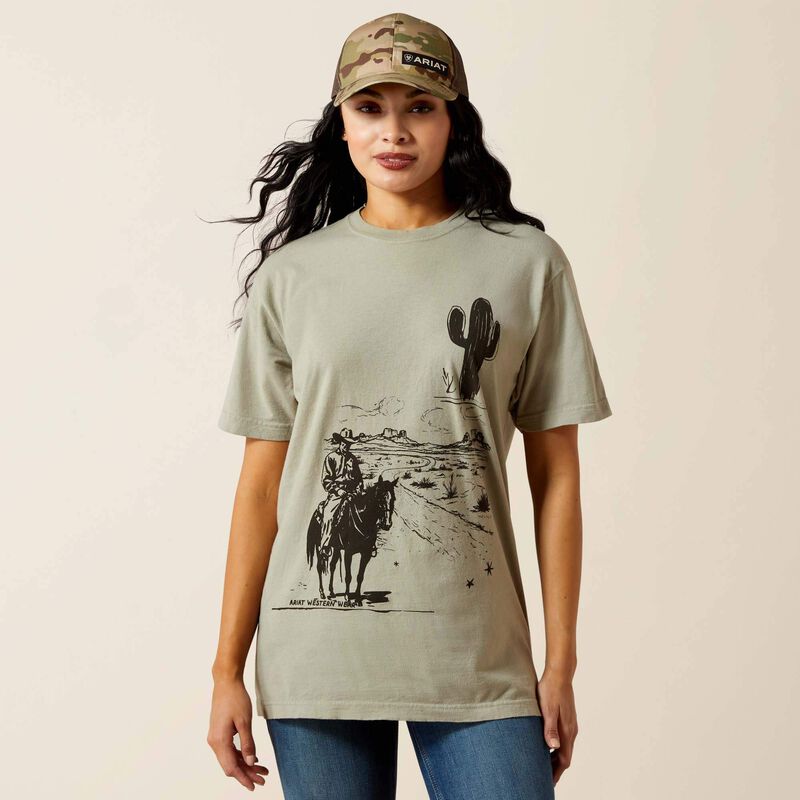 Ariat Women's Sketchy Cowboy Tee