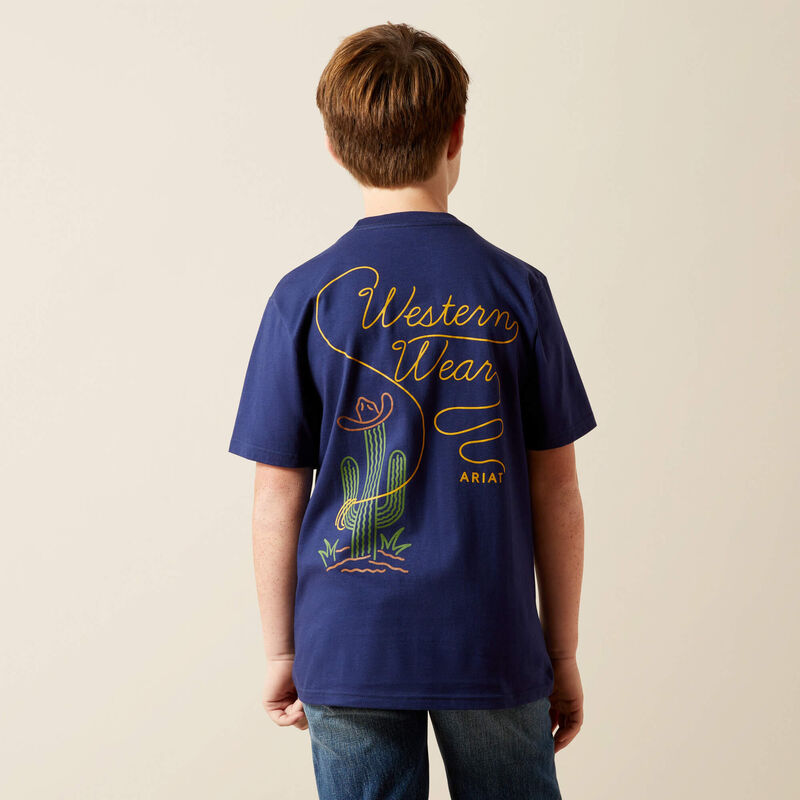 Ariat Boy's Neon Cactus Tee