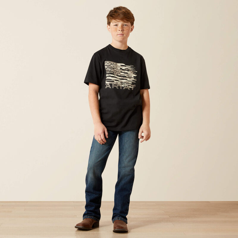 Ariat Boy's Freedom Flag Tee