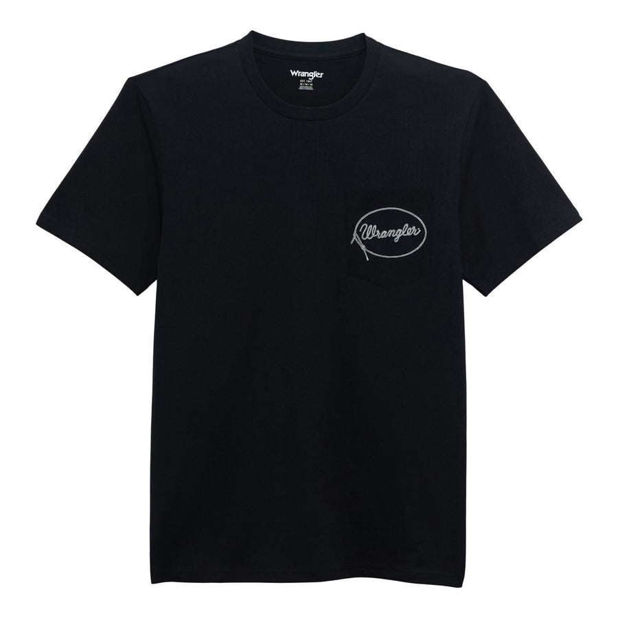 Wrangler Men's Black Rodeo Tee