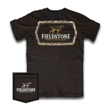 Fieldstone Men's Rectangle Camo Logo Tee