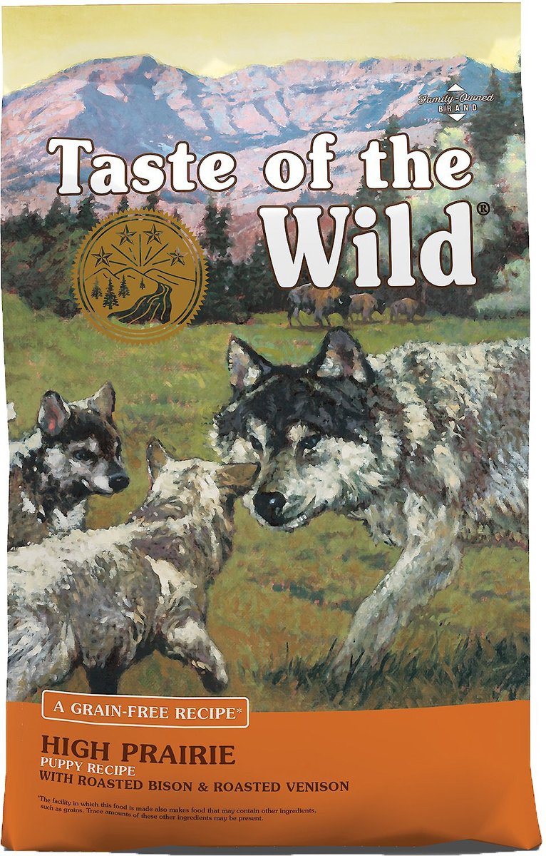 Taste of the Wild High Prairie Puppy Grain-Free Dog Food 28lb