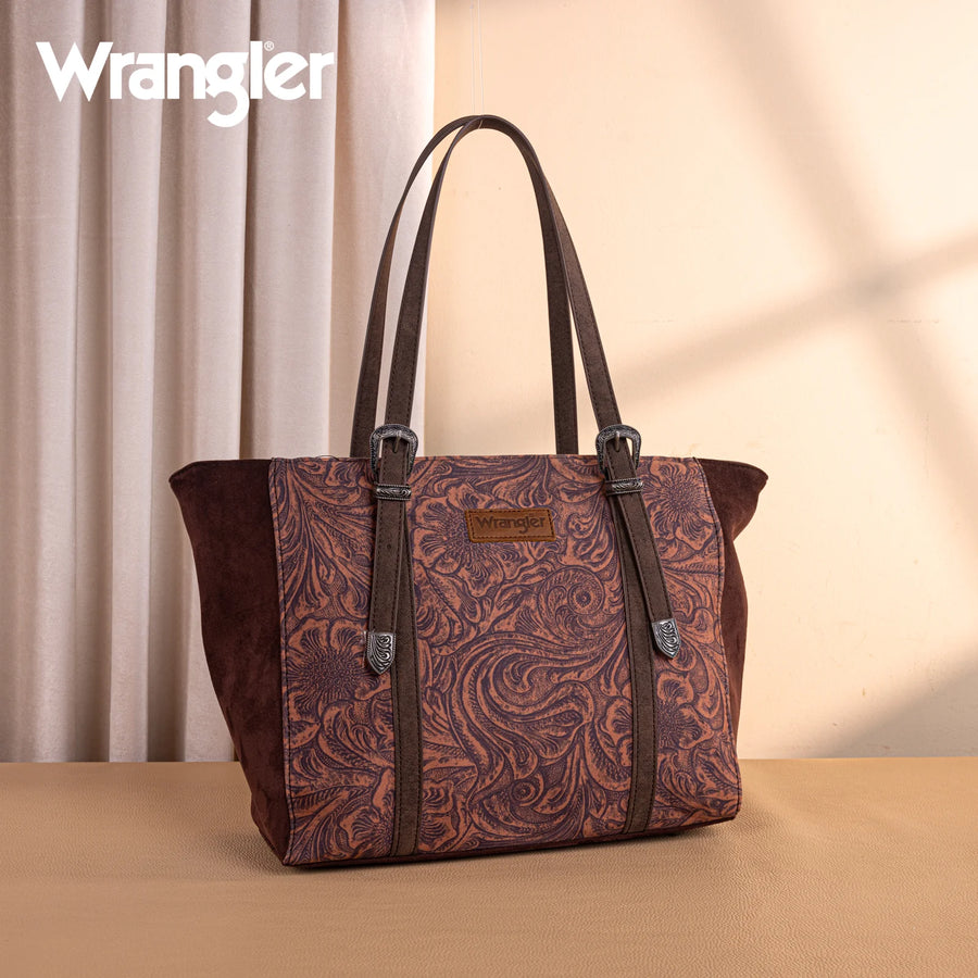 Wrangler Large Floral Printed Tote