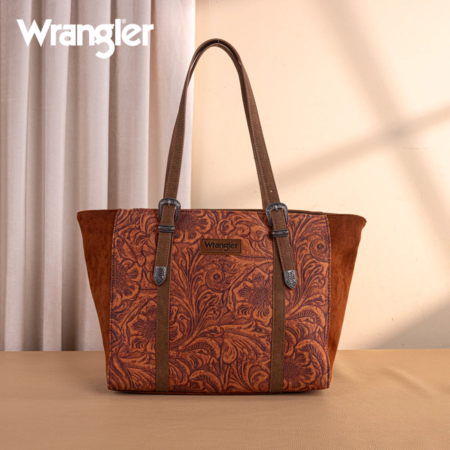 Wrangler Large Floral Printed Tote