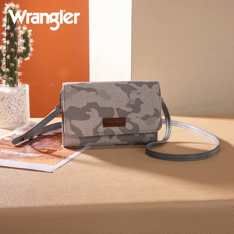 Wrangler Camo Crossbody Clutch