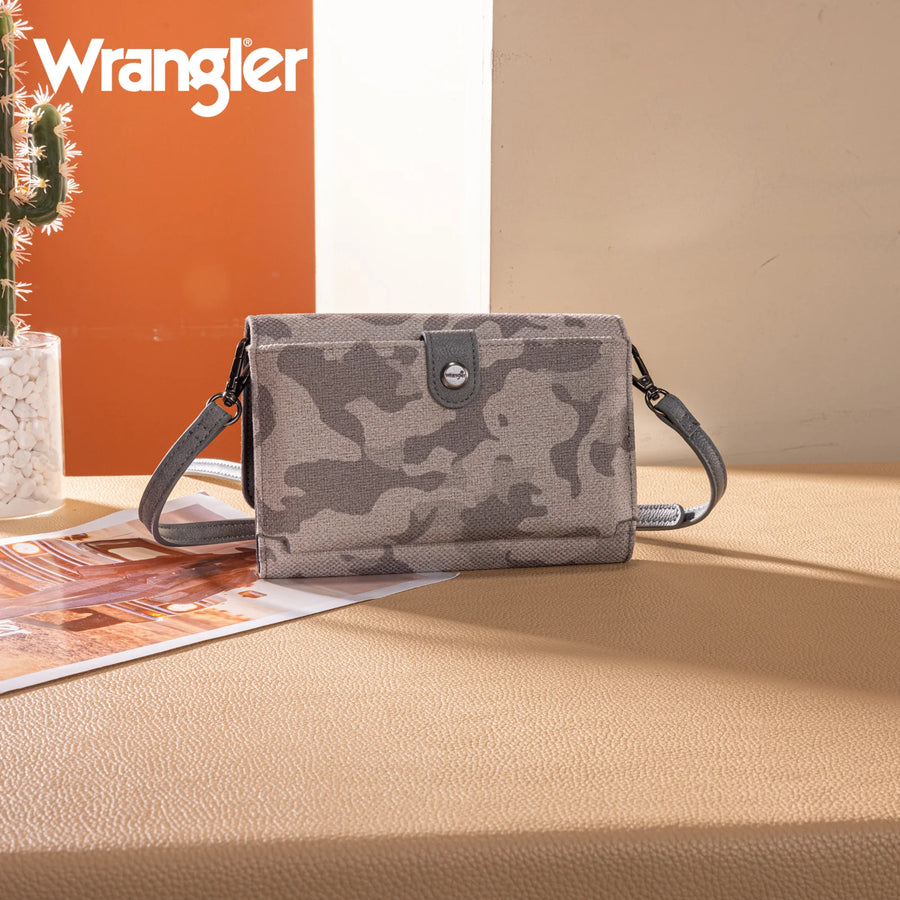 Wrangler Camo Crossbody Clutch