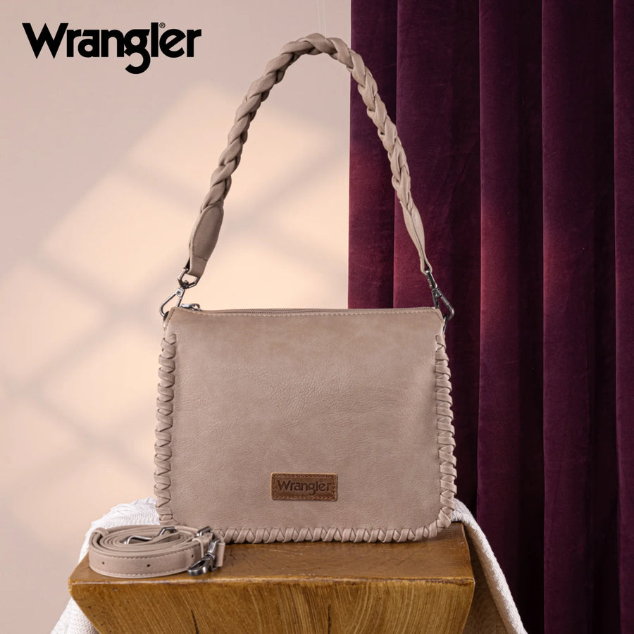 Wrangler Whipstitch Hobo Crossbody Bag