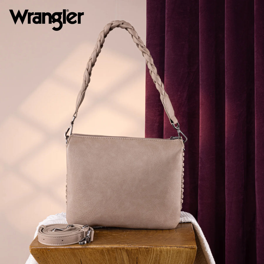 Wrangler Whipstitch Hobo Crossbody Bag