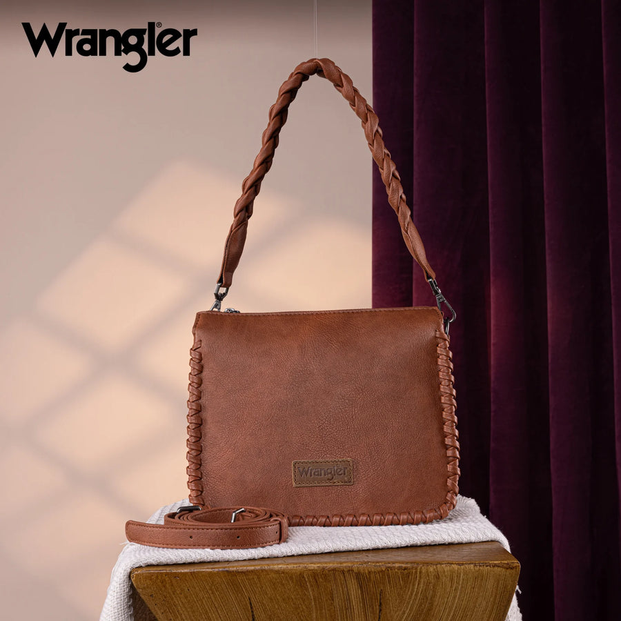 Wrangler Whipstitch Hobo Crossbody Bag