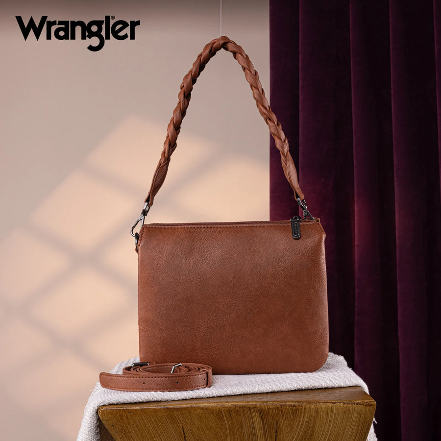 Wrangler Whipstitch Hobo Crossbody Bag