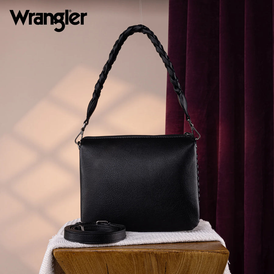 Wrangler Whipstitch Hobo Crossbody Bag