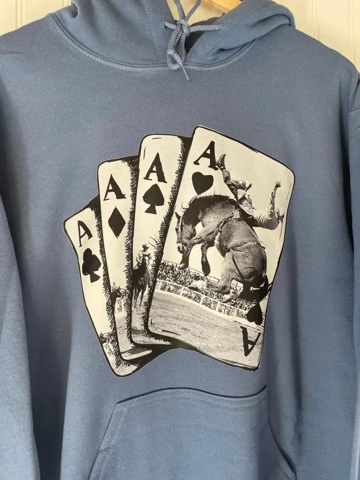 Rodeo Playing Cards Hoodie