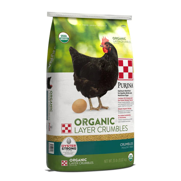 Purina® Organic Layer Crumbles Chicken Feed – McGregor General Store