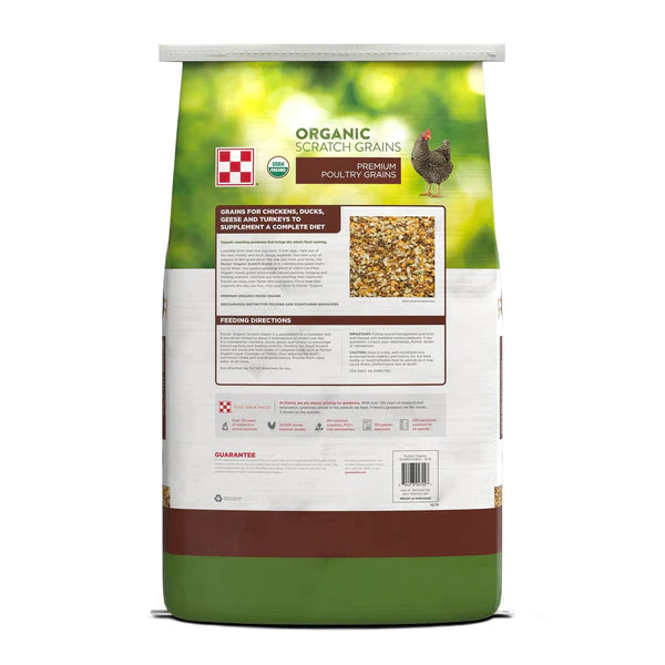 Purina® Organic Scratch Grains for Chickens