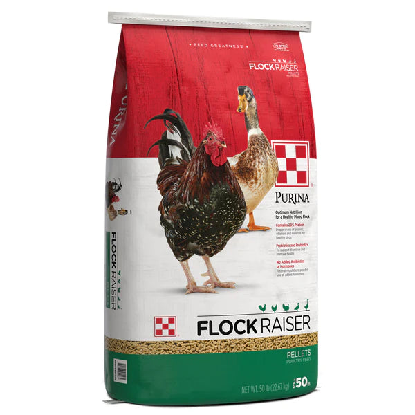 Purina® Flock Raiser® Poultry Pelleted Feed