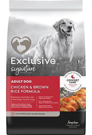Exclusive Signature Adult Dog Chicken & Brown Rice Formula 5lb