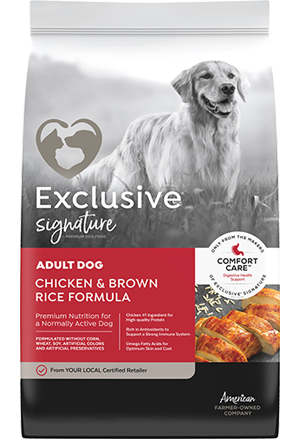 Exclusive Signature Adult Dog Chicken & Brown Rice Formula 15lb