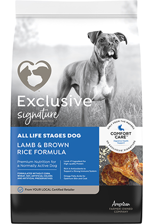 Exclusive Signature All Life Stages Lamb & Brown Rice Formula 30lb