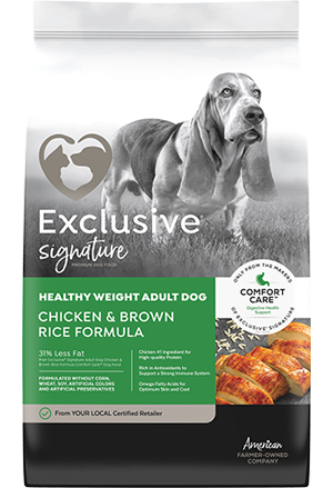 Exclusive Signature Healthy Weight Adult Dog Formula 15lb