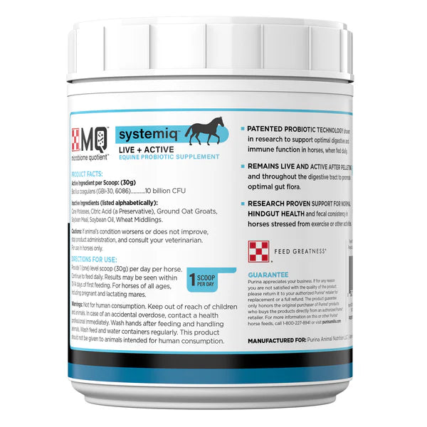 Purina® Systemiq™ Probiotic Horse Supplement