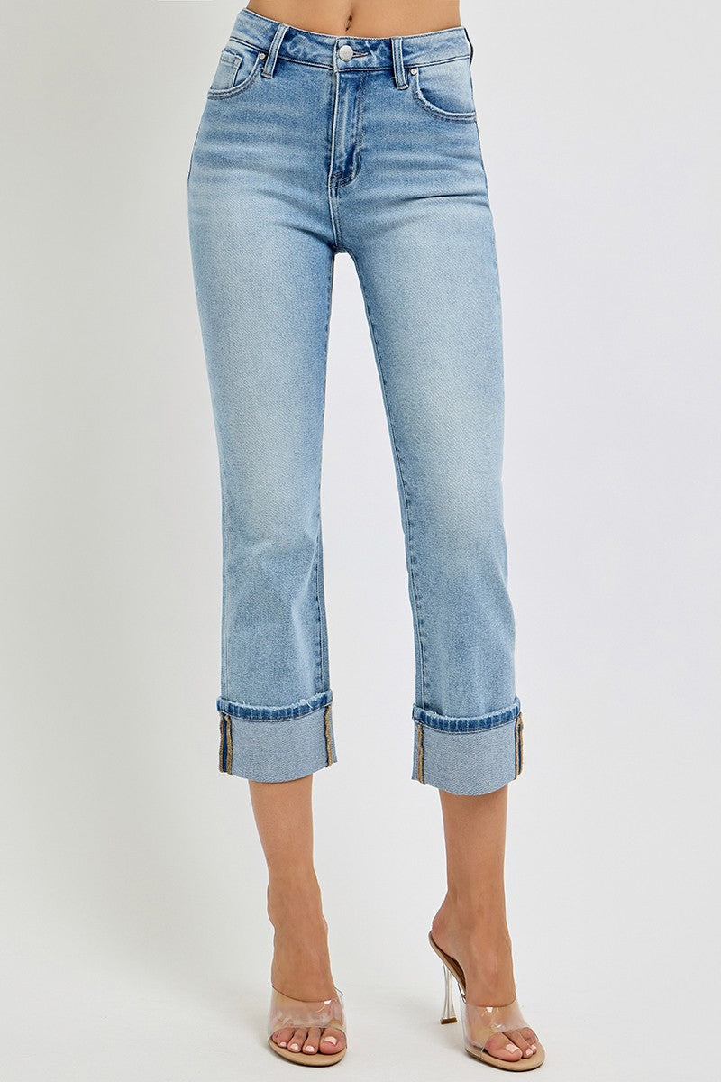 Risen Danelle High Rise Straight Light Jean